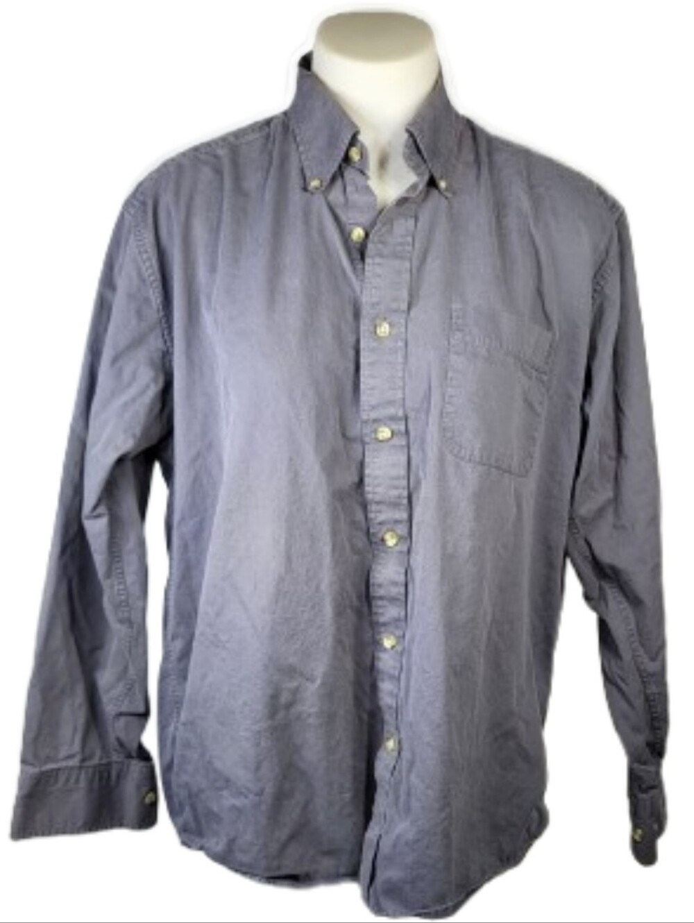 Alexander Julian Men's Gray Long Sleeve Button Down Shirt Sz Lg